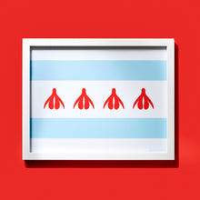 Load image into Gallery viewer, Clitorosity Chicago Flag Print