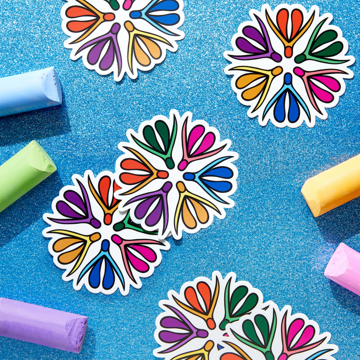 Circle Stickers - Set of 3