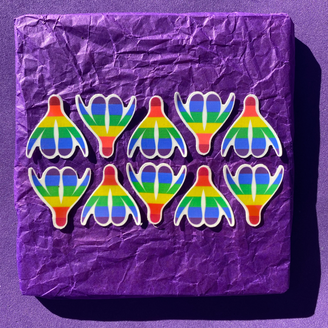 Small Rainbow Tattoos - Set of 10