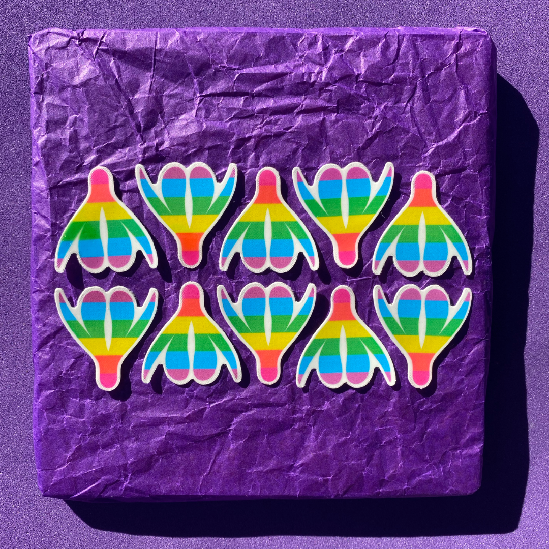 Small Rainbow Tattoos - Set of 10